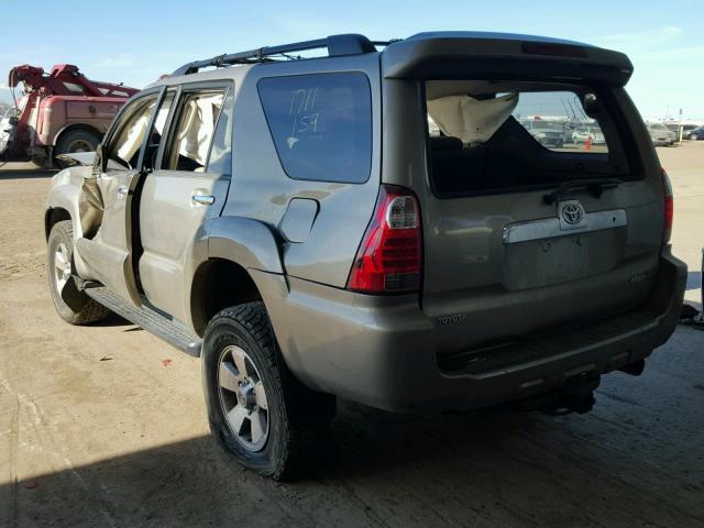 JTEBT14R960063424 - 2006 TOYOTA 4RUNNER SR GRAY photo 3