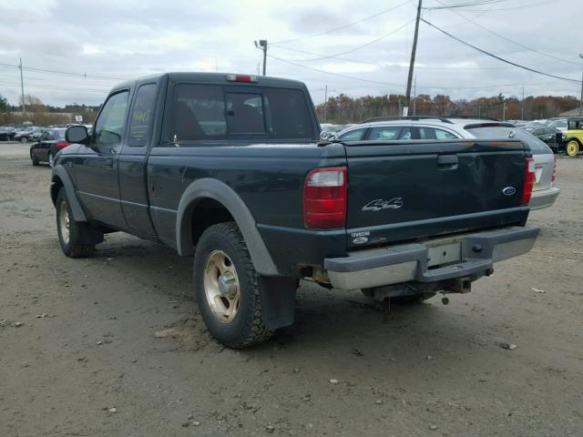 1FTZR45E22TA77222 - 2002 FORD RANGER SUP GREEN photo 3