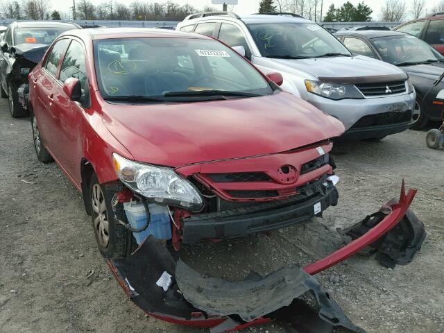 2T1BU4EE0DC058999 - 2013 TOYOTA COROLLA BA RED photo 1