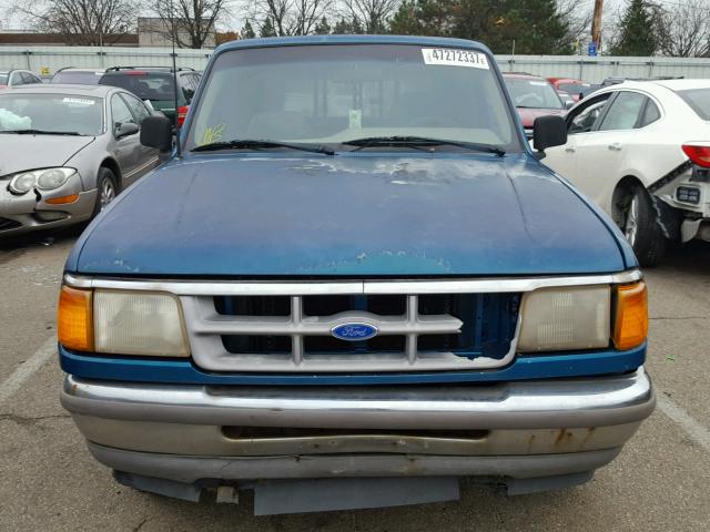 1FTCR14X3PPB34907 - 1993 FORD RANGER SUP GREEN photo 9