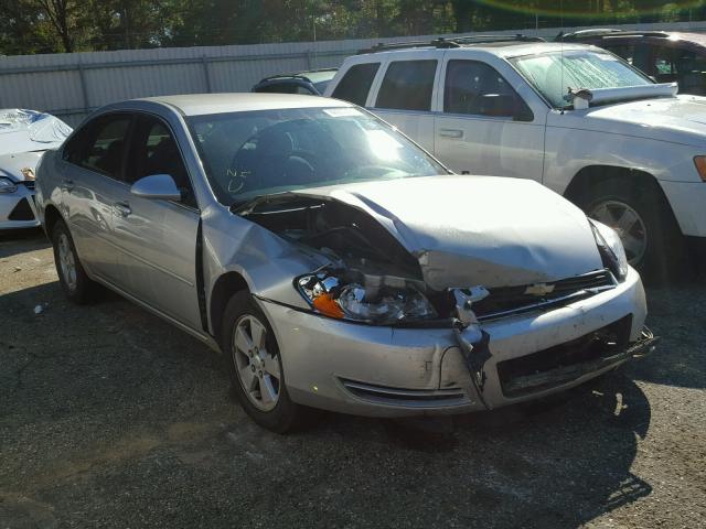 2G1WT58N089100060 - 2008 CHEVROLET IMPALA LT SILVER photo 1