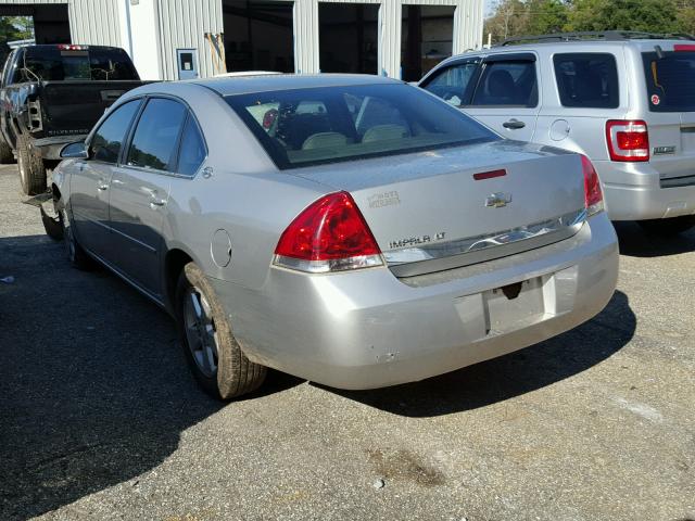 2G1WT58N089100060 - 2008 CHEVROLET IMPALA LT SILVER photo 3