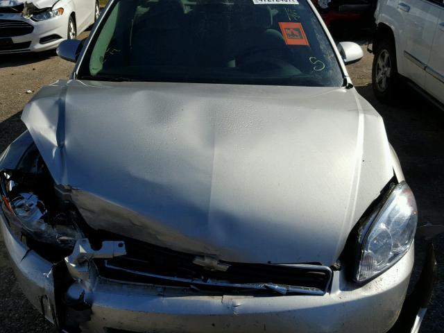 2G1WT58N089100060 - 2008 CHEVROLET IMPALA LT SILVER photo 7