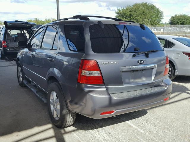 KNDJD736X75695683 - 2007 KIA SORENTO EX GRAY photo 3
