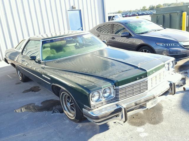 4P57J5H496739 - 1975 BUICK LE SABRE GREEN photo 1