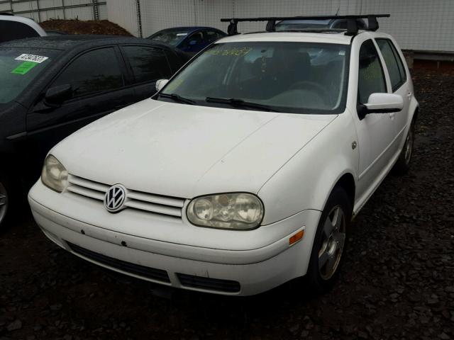 9BWGT61J614071879 - 2001 VOLKSWAGEN GOLF GLS WHITE photo 2