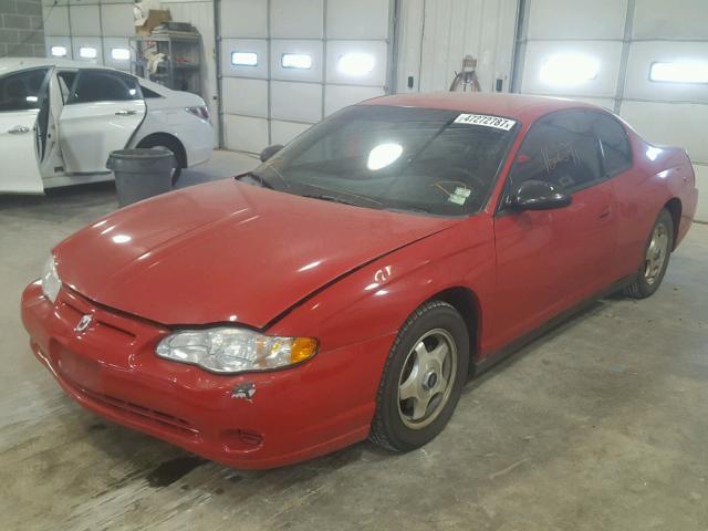 2G1WW12E159290634 - 2005 CHEVROLET MONTE CARL 红色 照片 2
