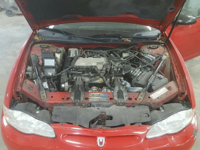 2G1WW12E159290634 - 2005 CHEVROLET MONTE CARL 红色 照片 7