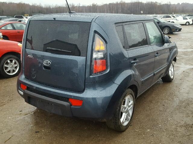 KNDJT2A24B7341239 - 2011 KIA SOUL + BLUE photo 4