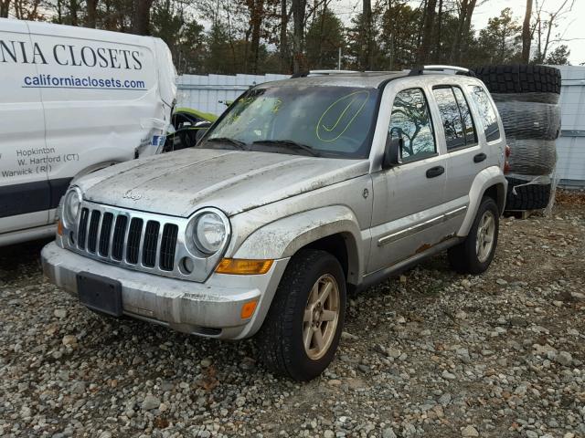 1J4GL58KX7W523701 - 2007 JEEP LIBERTY LI SILVER photo 2