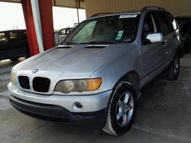 WBAFA53511LP26099 - 2001 BMW X5 3.0I GRAY photo 2