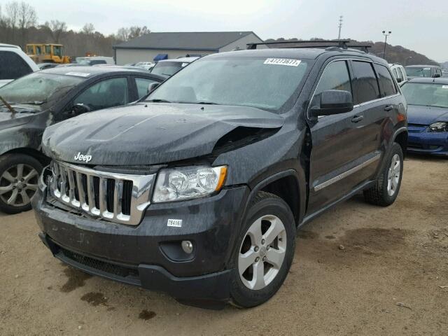 1J4RR4GG2BC724629 - 2011 JEEP GRAND CHER BLACK photo 2