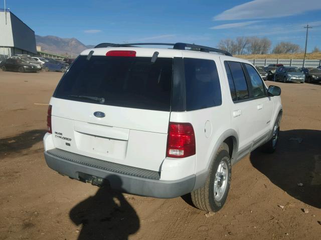 1FMZU63KX2ZC64252 - 2002 FORD EXPLORER X WHITE photo 4