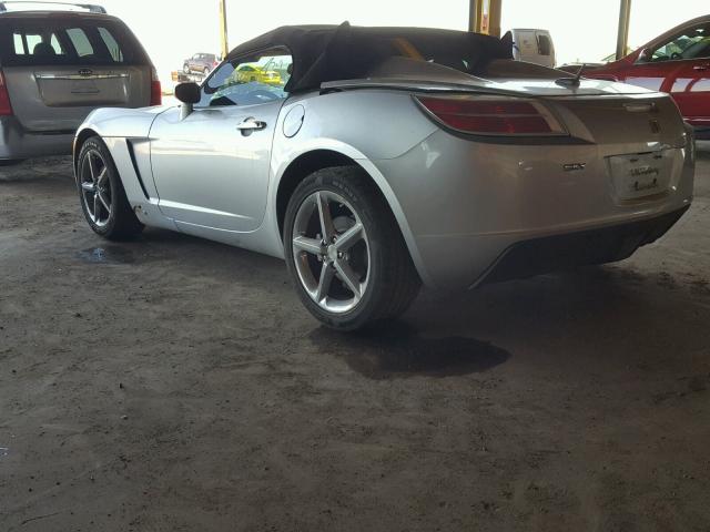 1G8MB35B77Y104305 - 2007 SATURN SKY SILVER photo 3