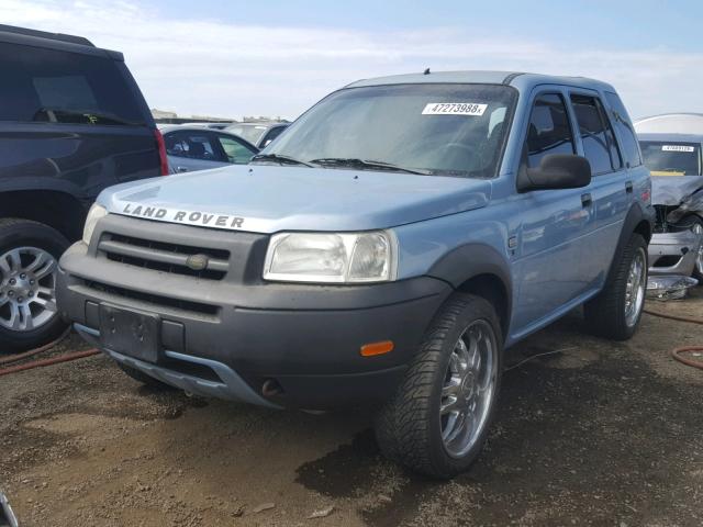 SALNM22202A207417 - 2002 LAND ROVER FREELANDER BLUE photo 2