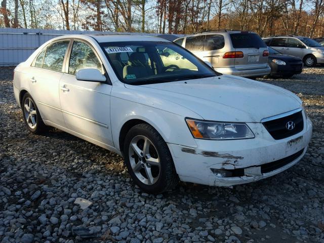 5NPEU46C58H344862 - 2008 HYUNDAI SONATA SE WHITE photo 1