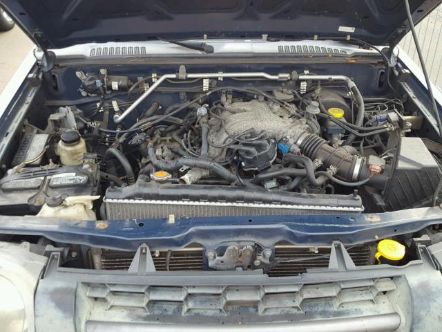 5N1ED28Y44C666133 - 2004 NISSAN XTERRA XE BLUE photo 7