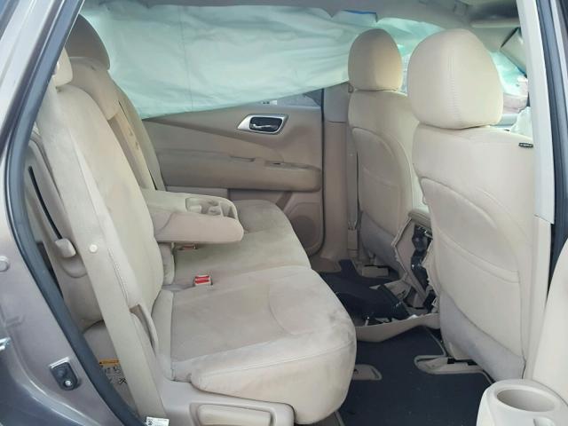 5N1AR2MN0EC708956 - 2014 NISSAN PATHFINDER BROWN photo 6