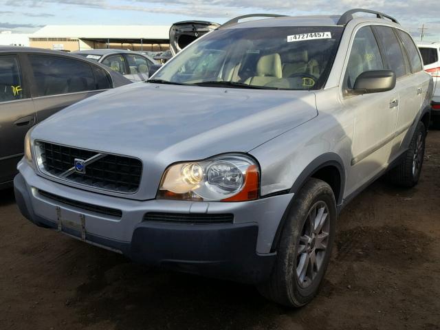 YV1CZ91H241054714 - 2004 VOLVO XC90 T6 SILVER photo 2