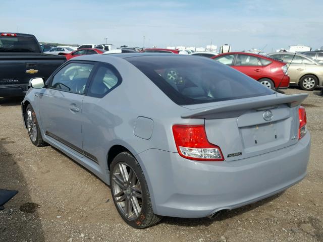 JTKJF5C76C3036747 - 2012 TOYOTA SCION TC 灰色 照片 3