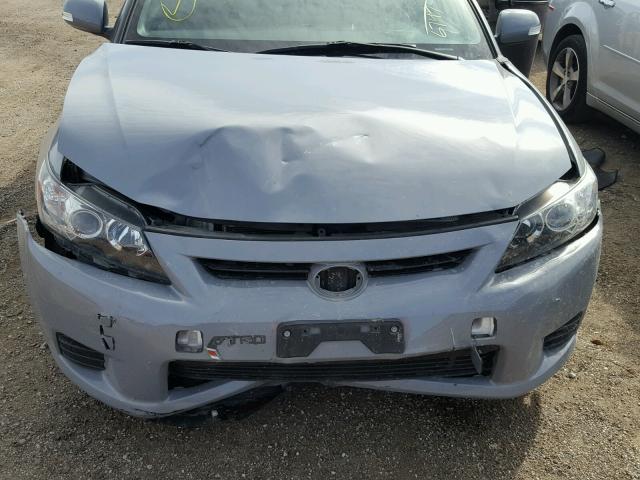 JTKJF5C76C3036747 - 2012 TOYOTA SCION TC 灰色 照片 9