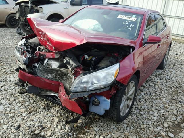 1G11H5SA6DF122843 - 2013 CHEVROLET MALIBU LTZ RED photo 2