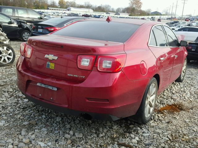1G11H5SA6DF122843 - 2013 CHEVROLET MALIBU LTZ 红色 照片 4