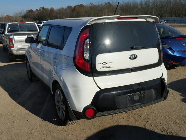 KNDJP3A5XG7324280 - 2016 KIA SOUL + WHITE photo 3