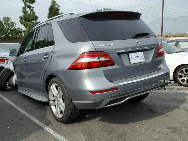 4JGDA5JB7FA460184 - 2015 MERCEDES-BENZ ML 350 GRAY photo 3