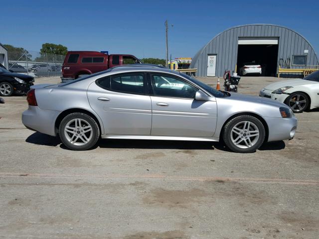 2G2WR524X51337269 - 2005 PONTIAC GRAND PRIX SILVER photo 9