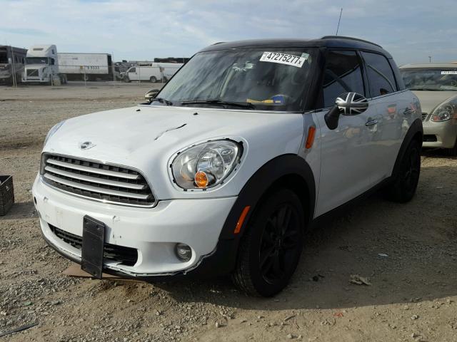 WMWZB3C55EWR36403 - 2014 MINI COOPER COU WHITE photo 2