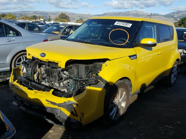 KNDJP3A55E7069647 - 2014 KIA SOUL + YELLOW photo 2