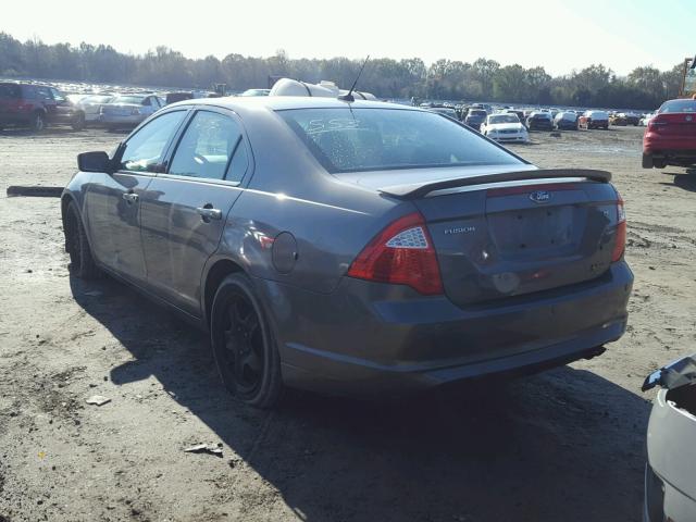 3FAHP0HA7AR413973 - 2010 FORD FUSION SE SILVER photo 3