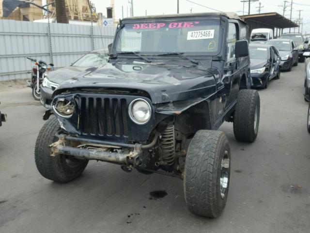 1J4FA59S41P324371 - 2001 JEEP WRANGLER / BLACK photo 2