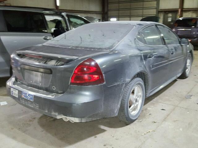 2G2WP522041263525 - 2004 PONTIAC GRAND PRIX GRAY photo 4