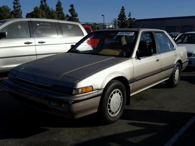 JHMCA5649KC117738 - 1989 HONDA ACCORD LXI GOLD photo 2