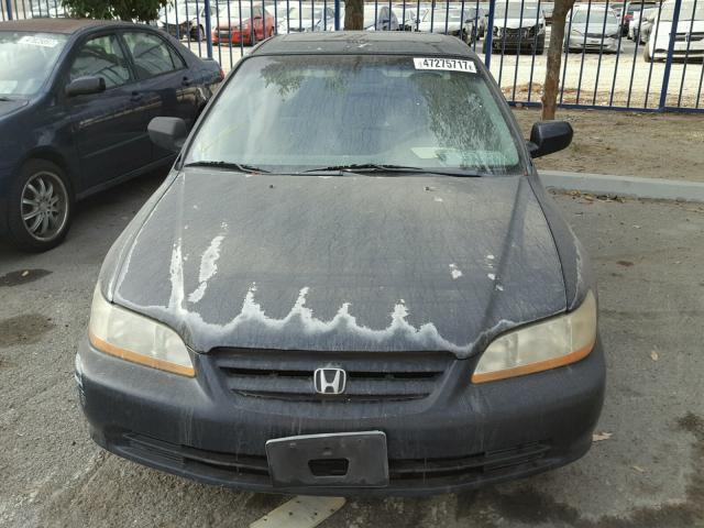 1HGCG66802A072291 - 2002 HONDA ACCORD EX BLACK photo 9