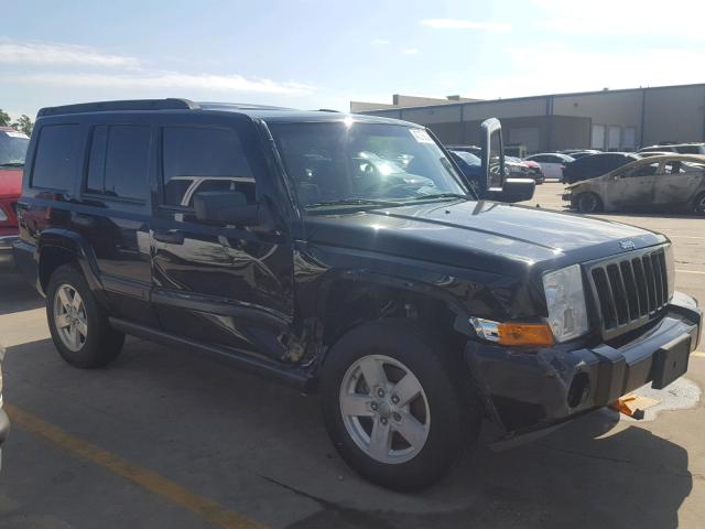 1J8HH48N66C248501 - 2006 JEEP COMMANDER BLACK photo 1