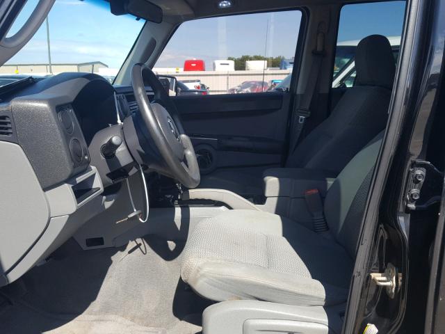 1J8HH48N66C248501 - 2006 JEEP COMMANDER BLACK photo 5