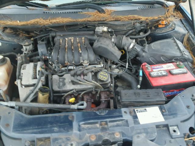 1FAFP53U42A133025 - 2002 FORD TAURUS SE BLUE photo 7