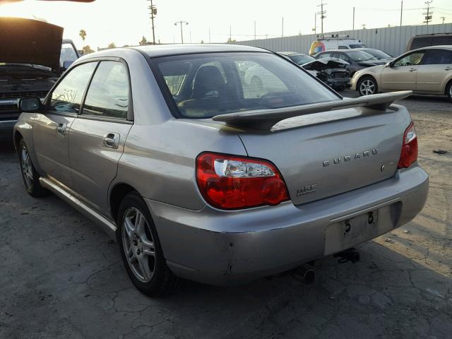 JF1GD66555H517818 - 2005 SUBARU IMPREZA RS GRAY photo 3