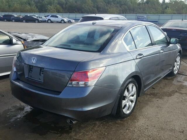 1HGCP2E89AA012289 - 2010 HONDA ACCORD EXL GRAY photo 4