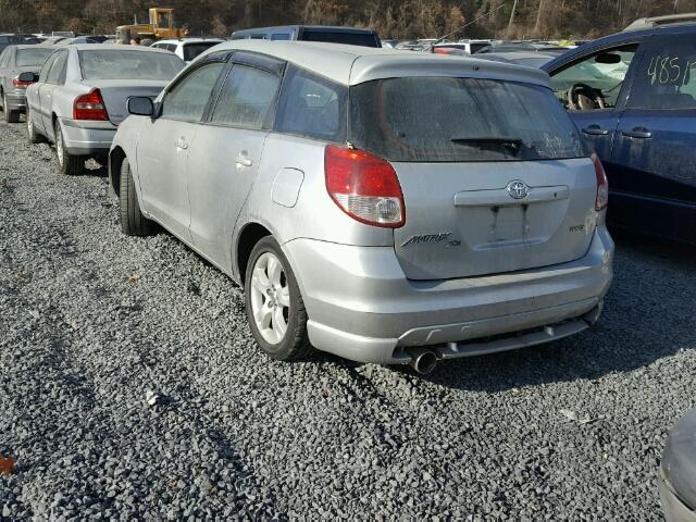 2T1KR32E73C089326 - 2003 TOYOTA MATRIX SILVER photo 3