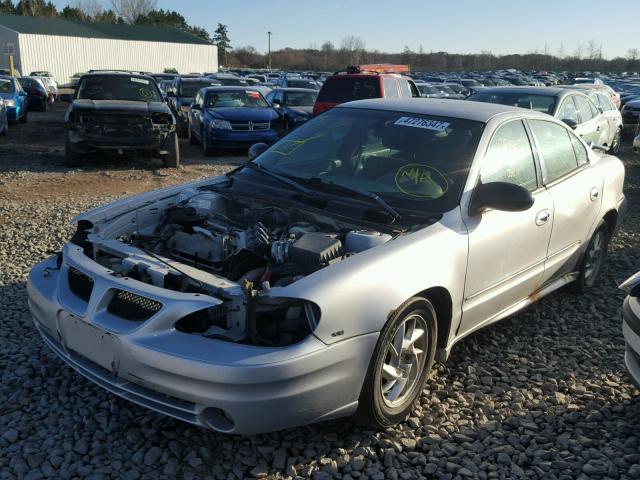 1G2NF52E53M565131 - 2003 PONTIAC GRAND AM S SILVER photo 2