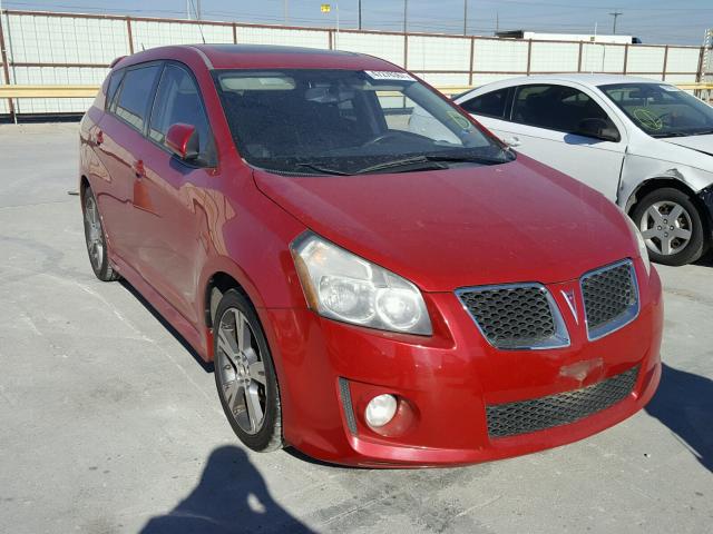 5Y2SR67009Z439599 - 2009 PONTIAC VIBE GT RED photo 1