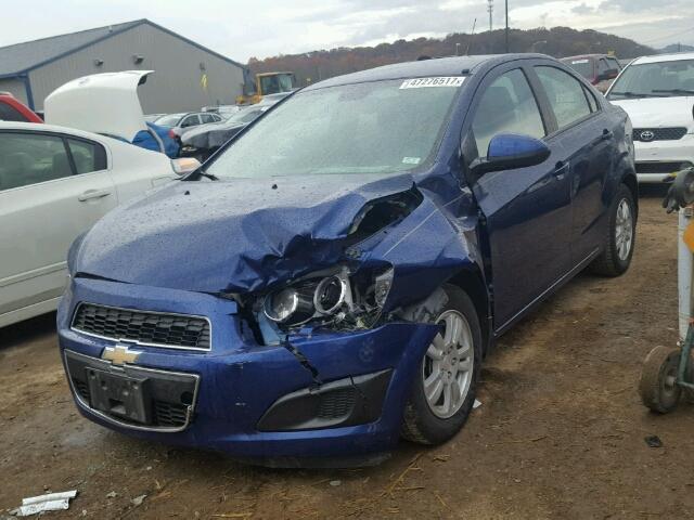 1G1JA5SH8C4224205 - 2012 CHEVROLET SONIC LS 蓝色 照片 2