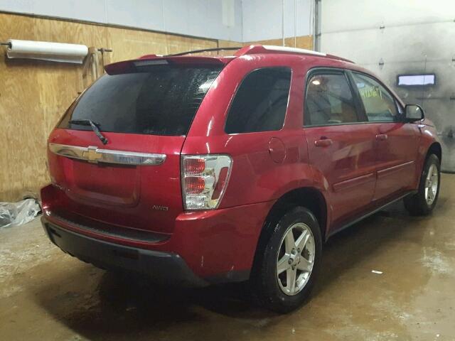 2CNDL73FX56113143 - 2005 CHEVROLET EQUINOX LT RED photo 4