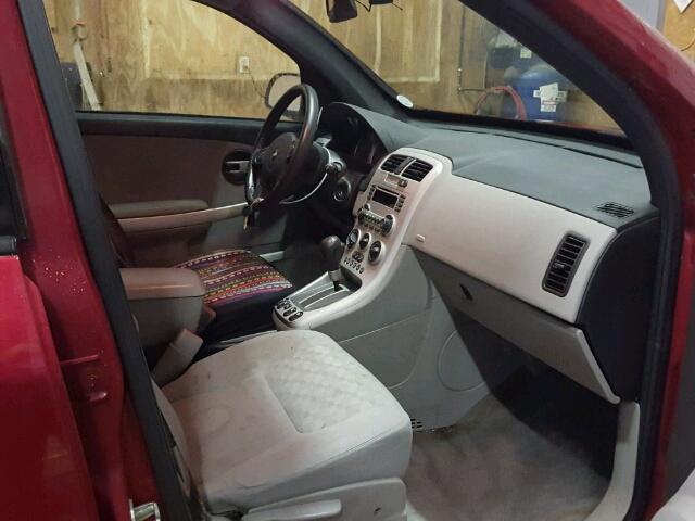 2CNDL73FX56113143 - 2005 CHEVROLET EQUINOX LT RED photo 5