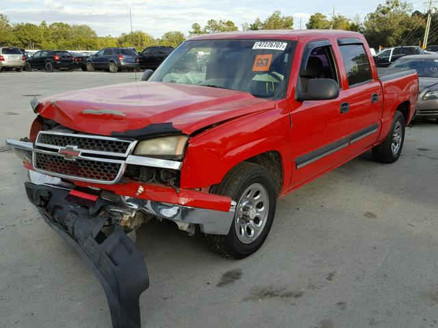 2GCEC13V471179183 - 2007 CHEVROLET SILVERADO RED photo 2