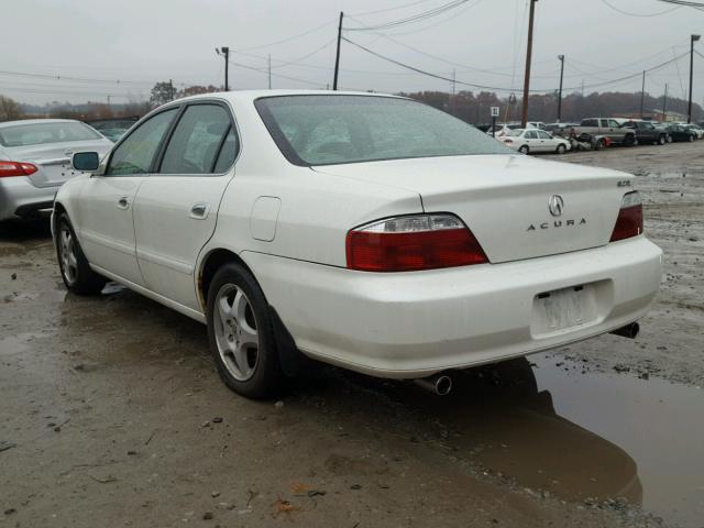 19UUA56633A089912 - 2003 ACURA 3.2TL WHITE photo 3